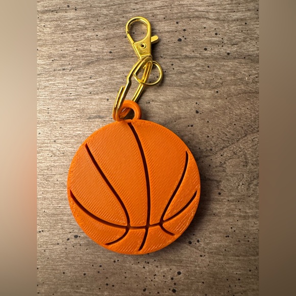 Accessories - Orange Basketball Keychain
